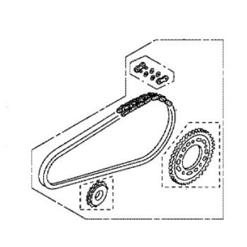 KIT TRANSMISION 428-14/41