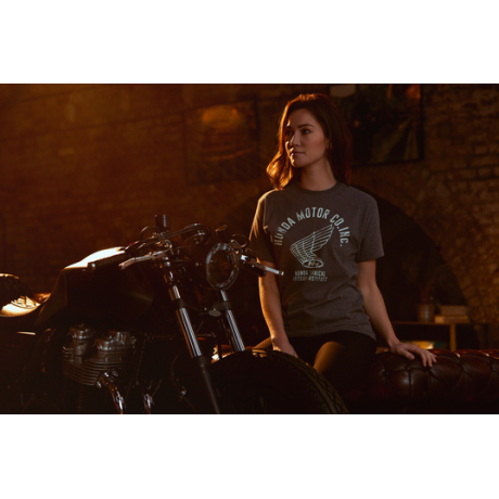 CAMISETA GRIS HONDA