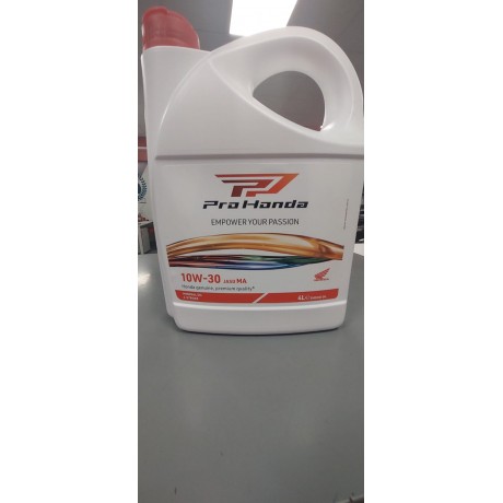 ACEITE PRO HONDA 10W30 JASO-MA 4T  4 LITROS