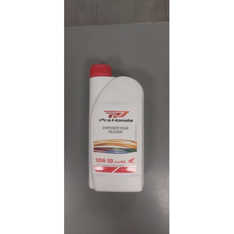ACEITE PRO HONDA 10W30 JASO-MA 4T  1 LITRO