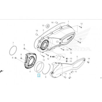 FILTRO VARIADOR NSS350/SH350