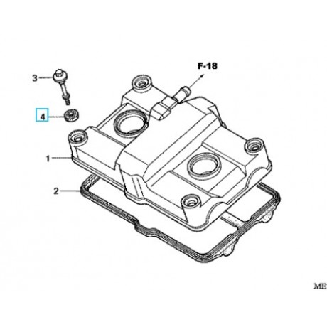 JUNTA TORNILLO TAPA VALVULAS