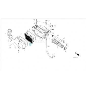 FILTRO DE AIRE GB350