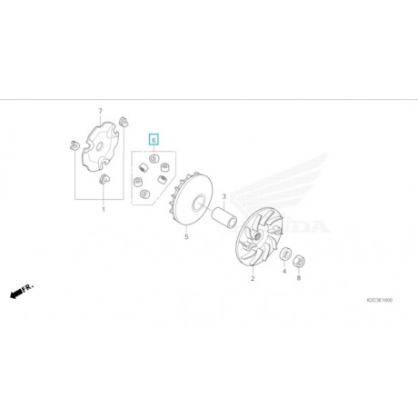 KIT RODILLOS NSC110 2021-