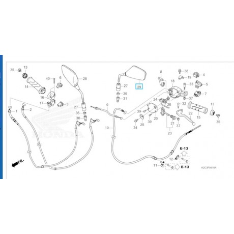 RETRO IZQ VISION 110 (NSC110) 2021