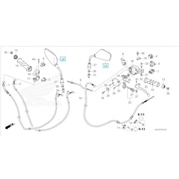 RETROVISOR DCHO VISION 110...