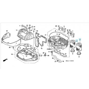 FILTRO DE AIRE CBR1000