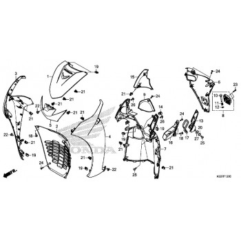 COVER, R FR. SIDE NHA84P